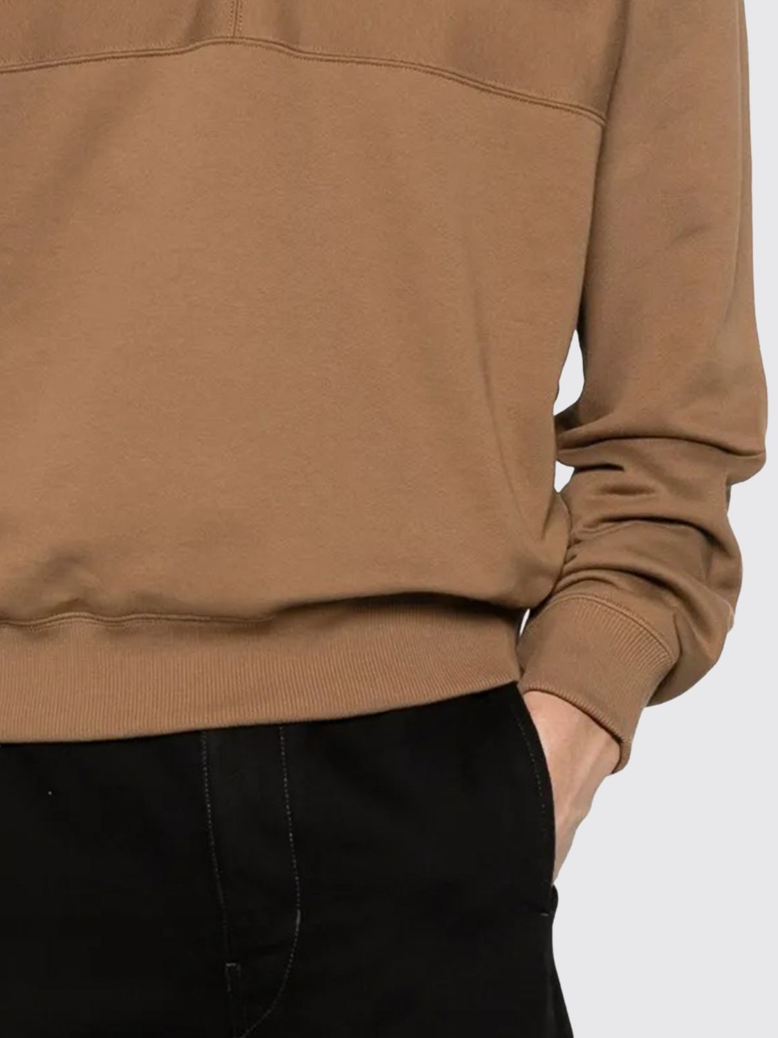 Sweatshirt Men color Brown