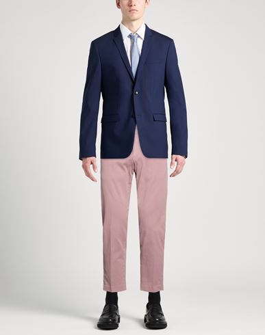 Man Pants Antique rose Size 34 Cotton, Cashmere, Elastane