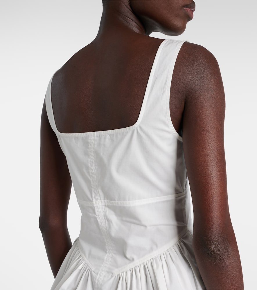 White Label Bader cotton-blend poplin top