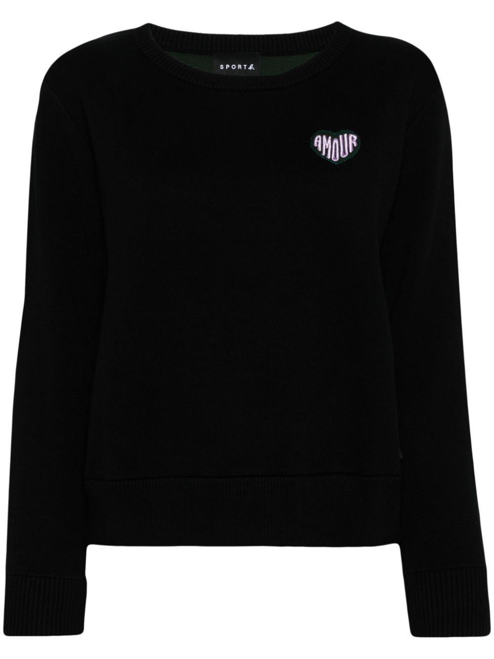 Embroidered jumper - Purple
