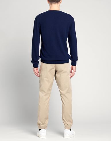 Man Sweater Blue Size 4XL Polyamide, Viscose, Wool, Cashmere