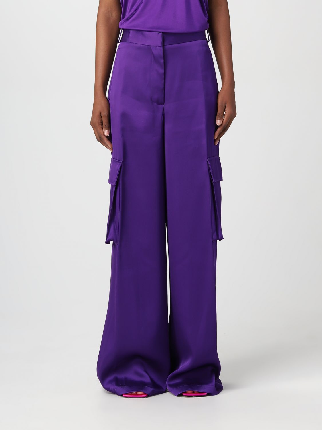 Pants Woman color Violet