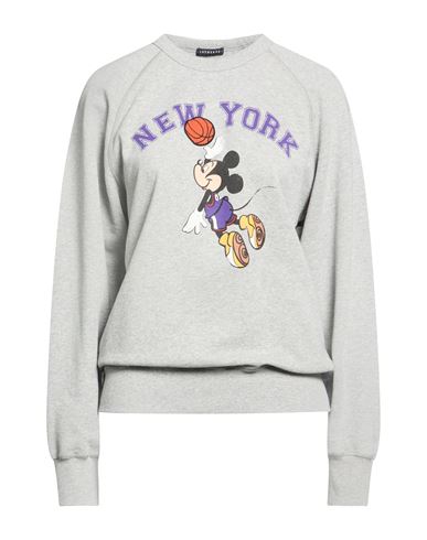 Woman Sweatshirt Grey Size M Cotton