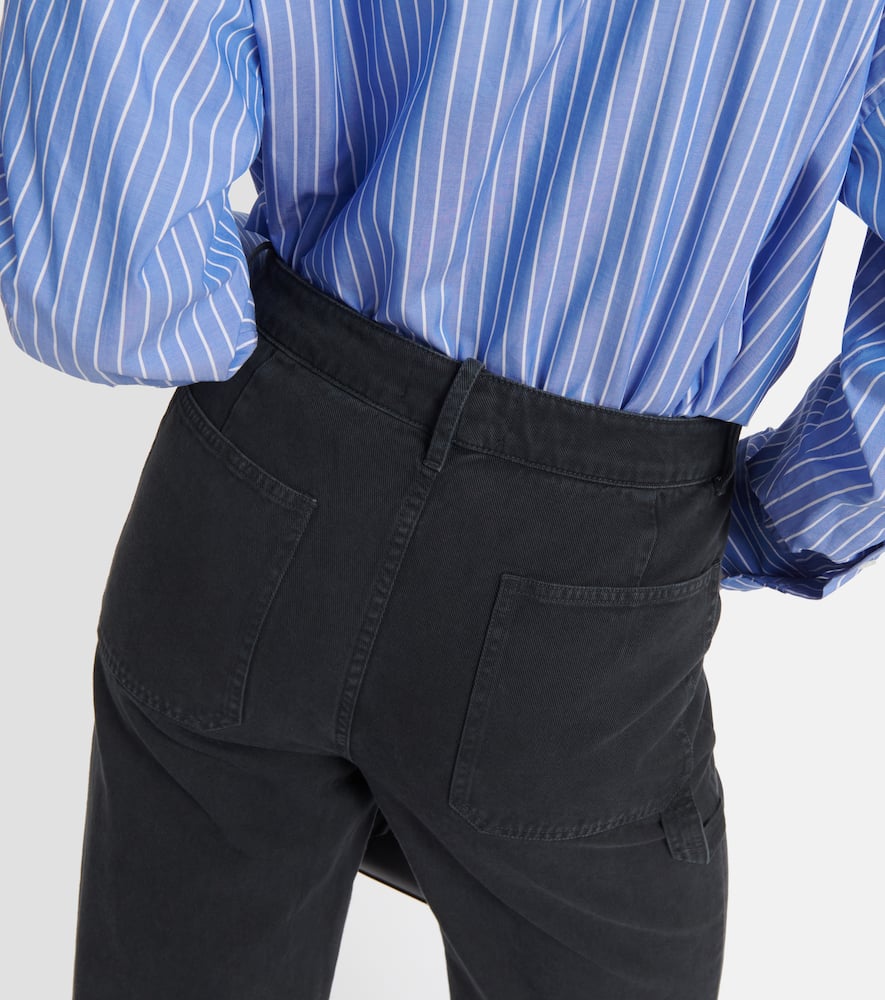 Nili Lotan Quentin twill wide-leg pants