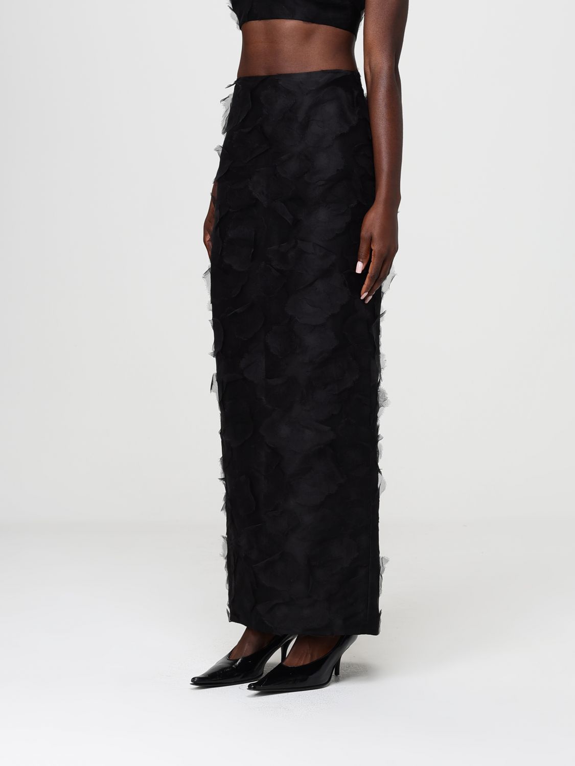 Skirt Woman color Black