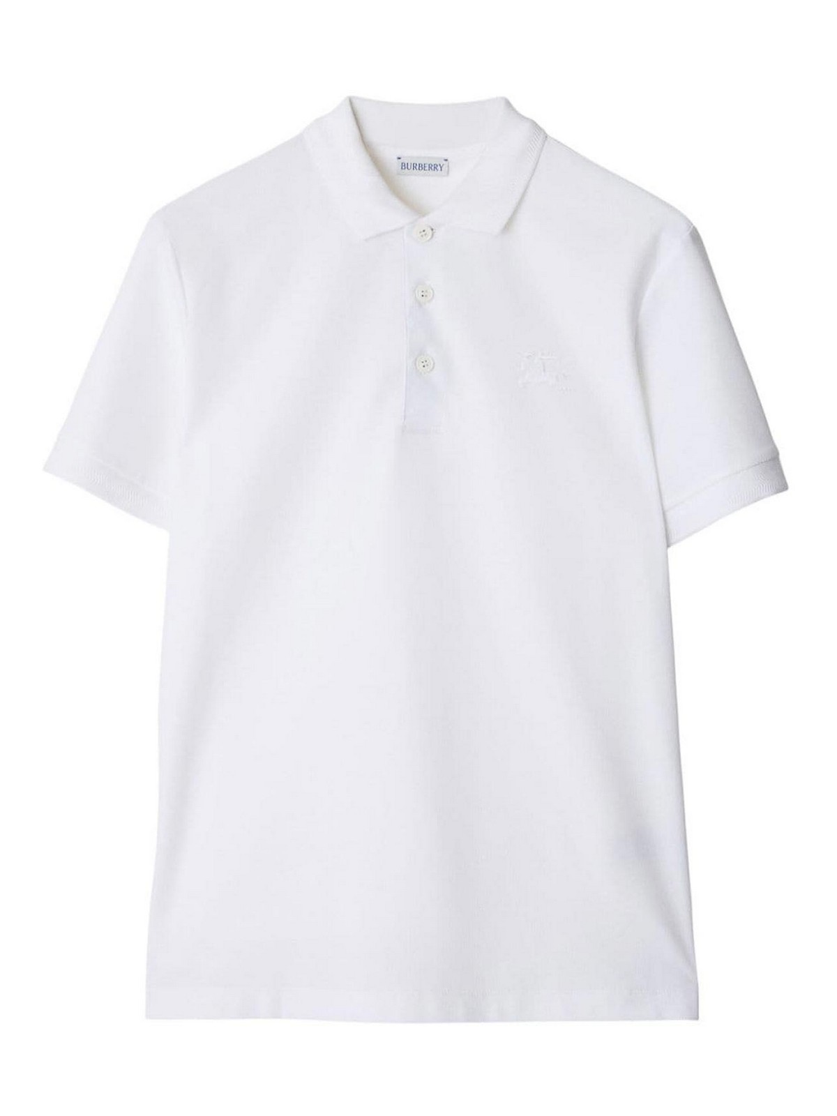 Cotton polo shirt - White