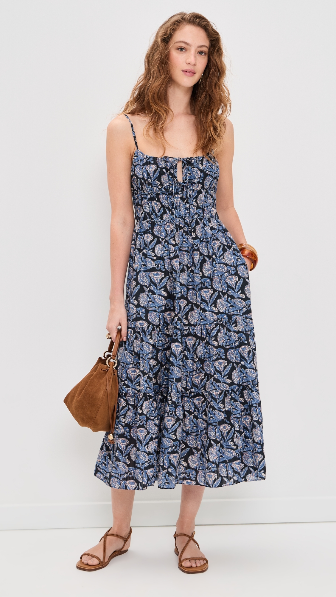 Aydin Cami Midi Dress Zinnia