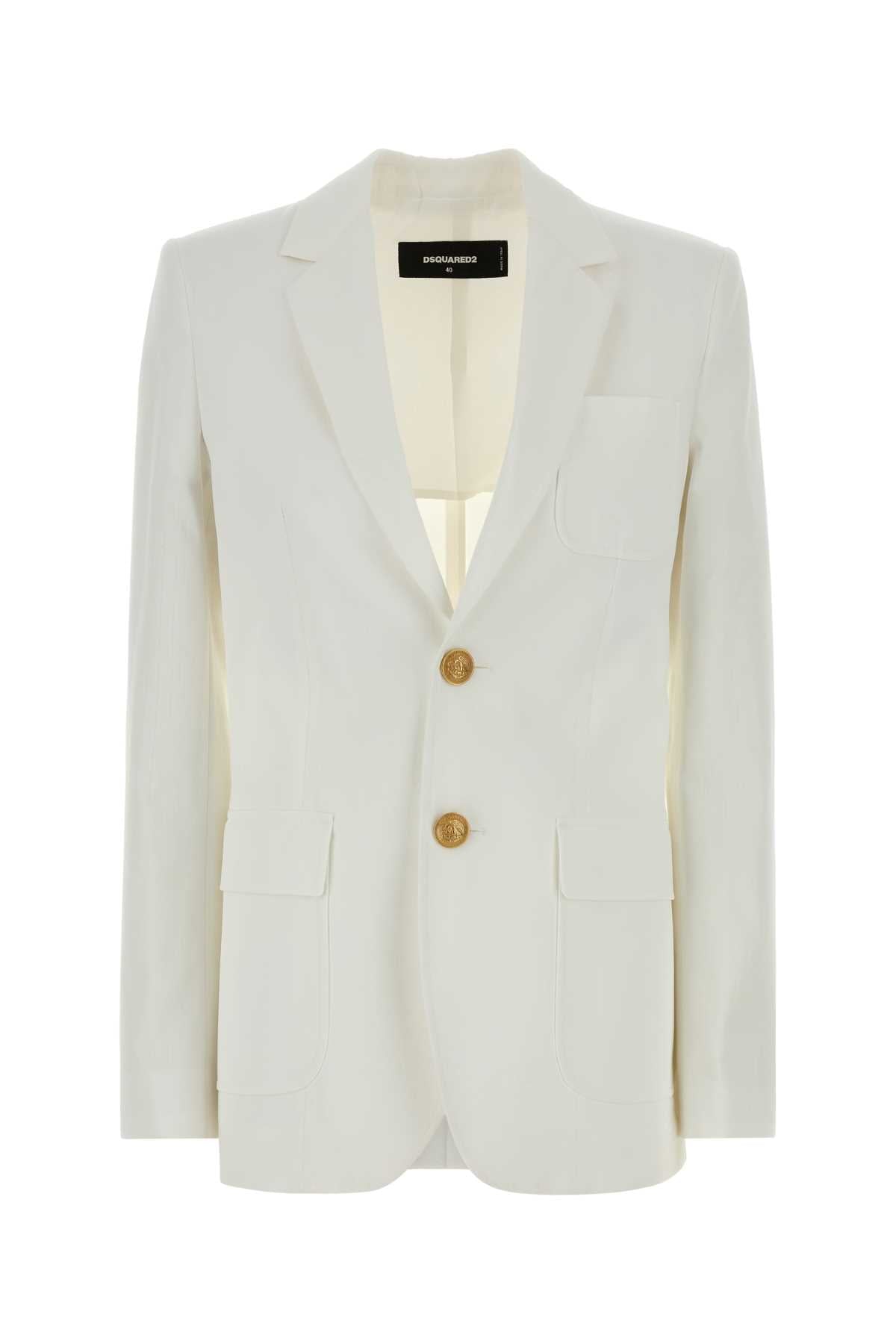 Jacket Blazer — White