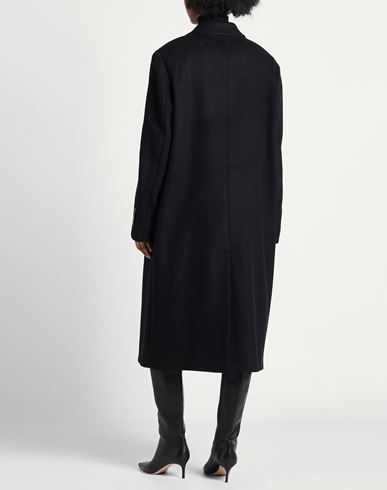 Woman Coat Black Size 0 Virgin Wool, Polyamide
