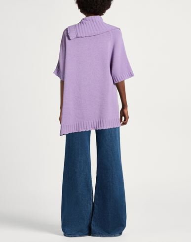 Woman Sweater Lilac Size 6 Virgin Wool, Cashmere