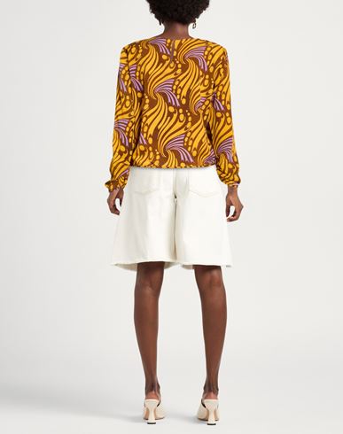 Malìparmi Woman Top Marigold Size 10 Polyester, Elastane