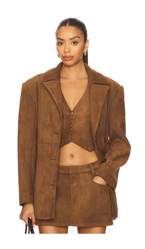 Nakedvice BLAZER BROOKLYN in Brown. Größe XL. Also in L, M