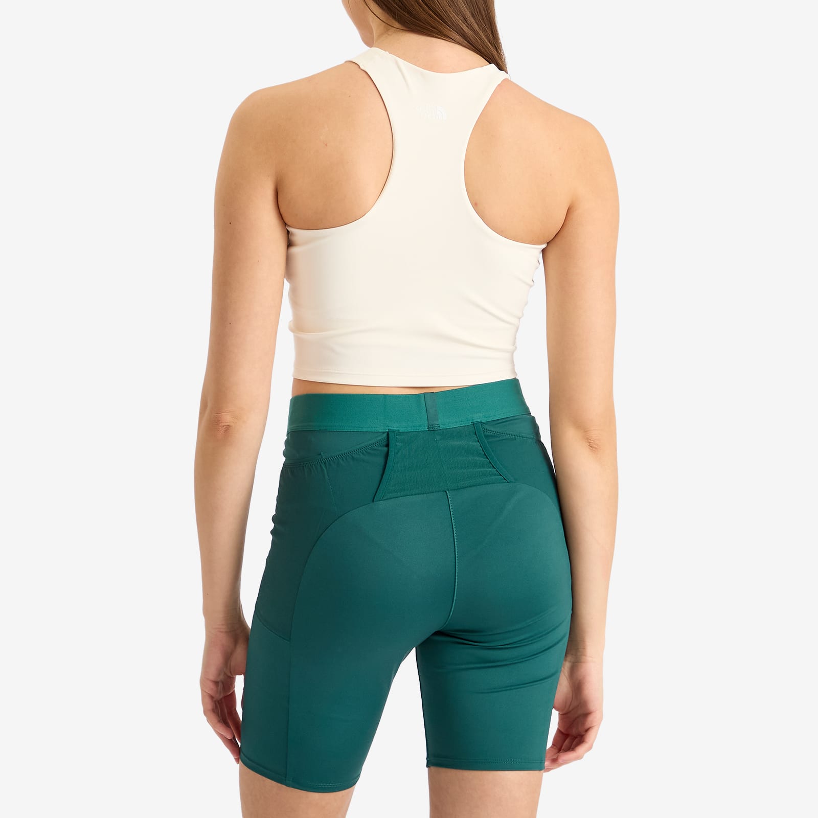 Women's Refina Longline Bra Top in White Dune