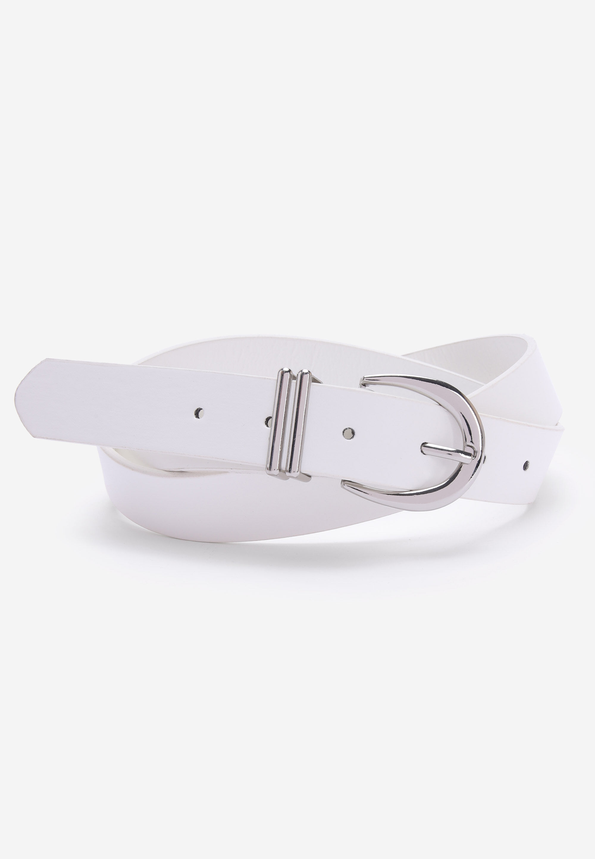 Womens White Jeans Belt