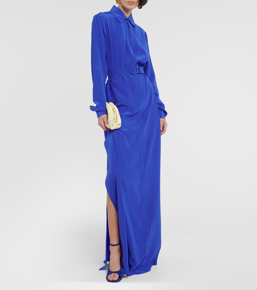 Silk maxi dress