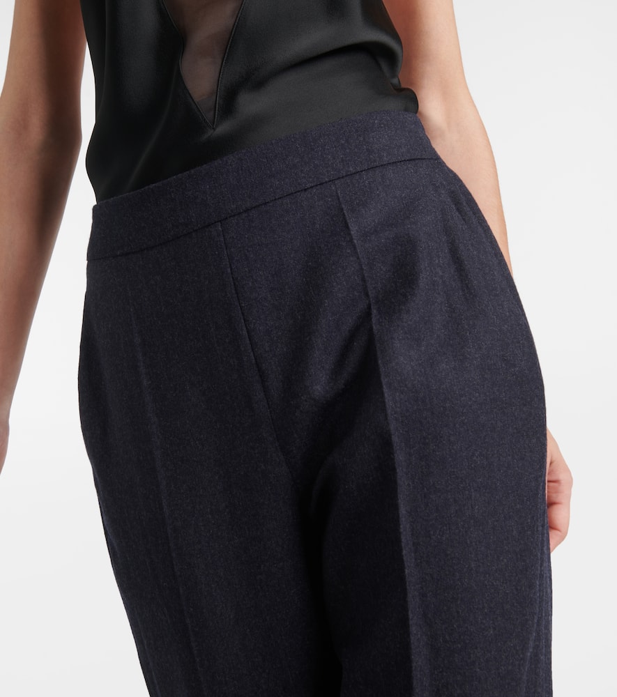 Wool flannel sweatpants
