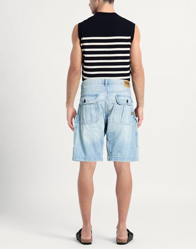 Man Denim shorts Blue Size 29 Cotton, Recycled cotton