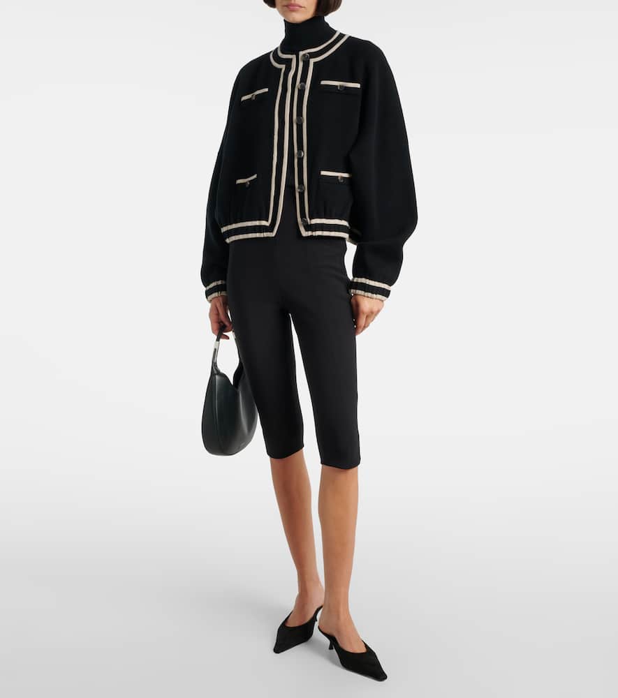 Wool and cashmere-blend jacket