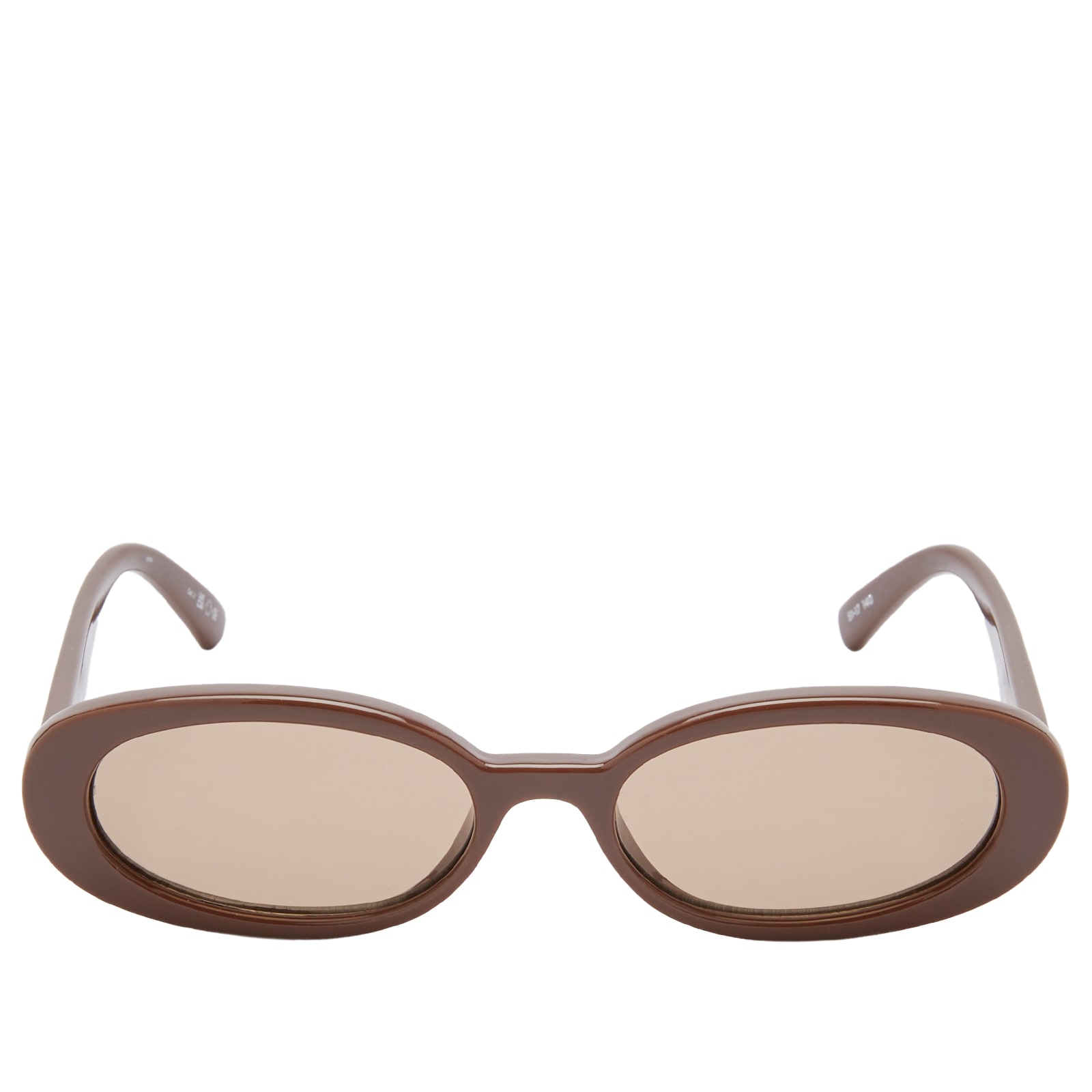 Le Specs Women's Outta Love Oval Sunglasses - Cocoa