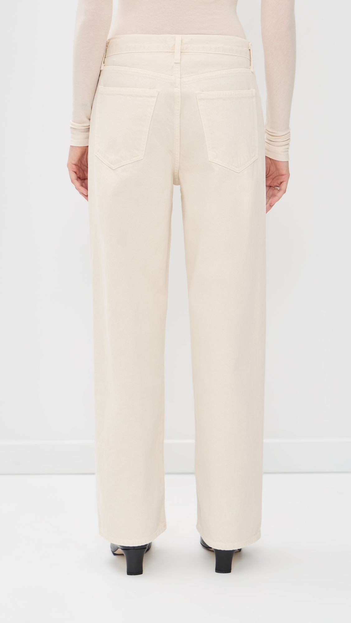 Low Slung Baggy Jeans Brown Rice
