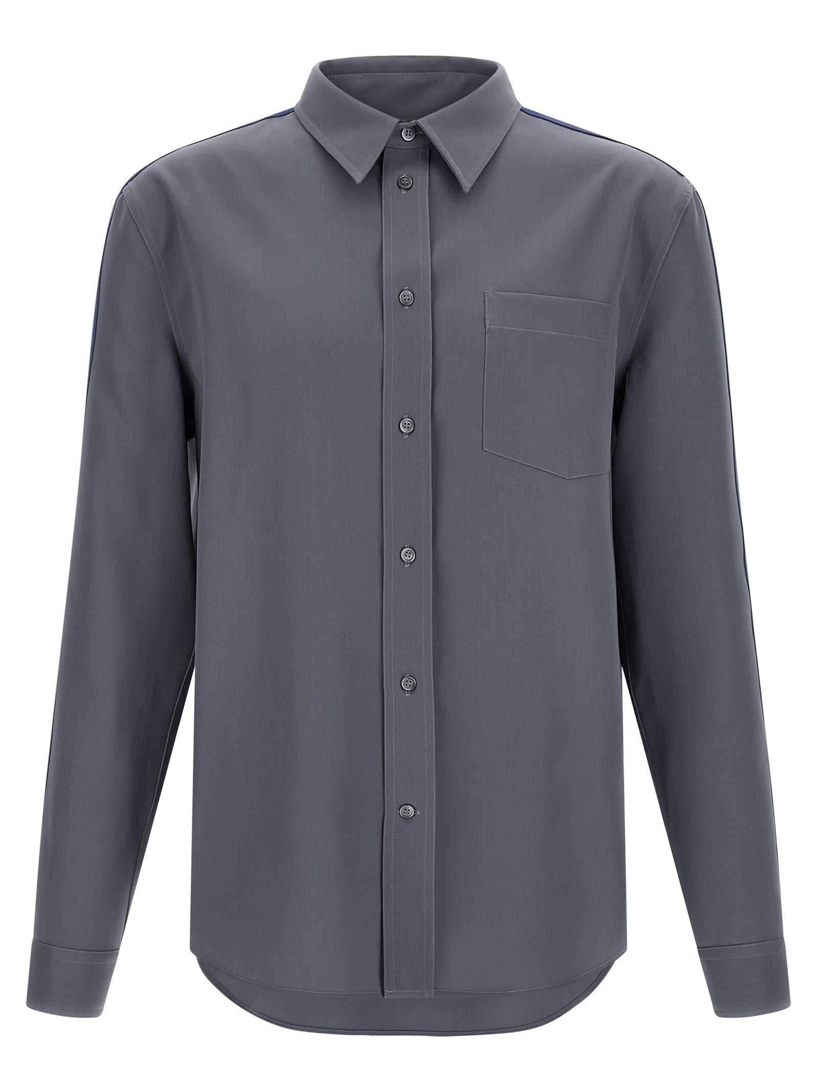 Virgin Wool Shirt — Gray