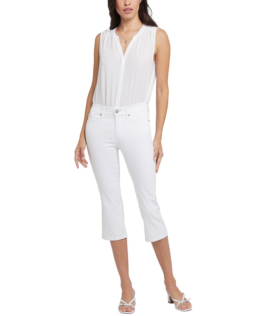 Marilyn Optic White Crop Jean