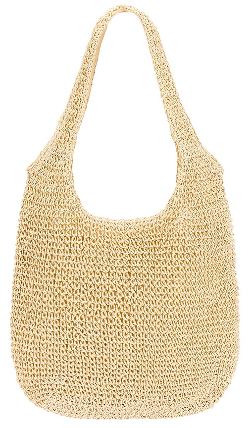 8 Other Reasons Slouch Raffia Bag in Beige