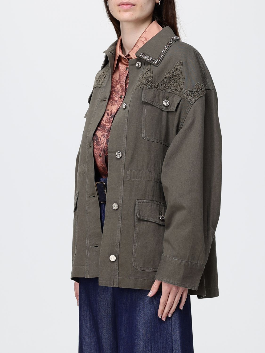 Jacket Woman color Green