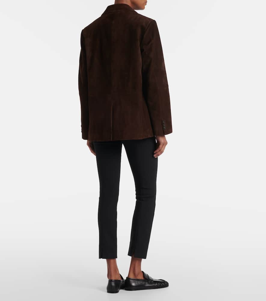Suede blazer