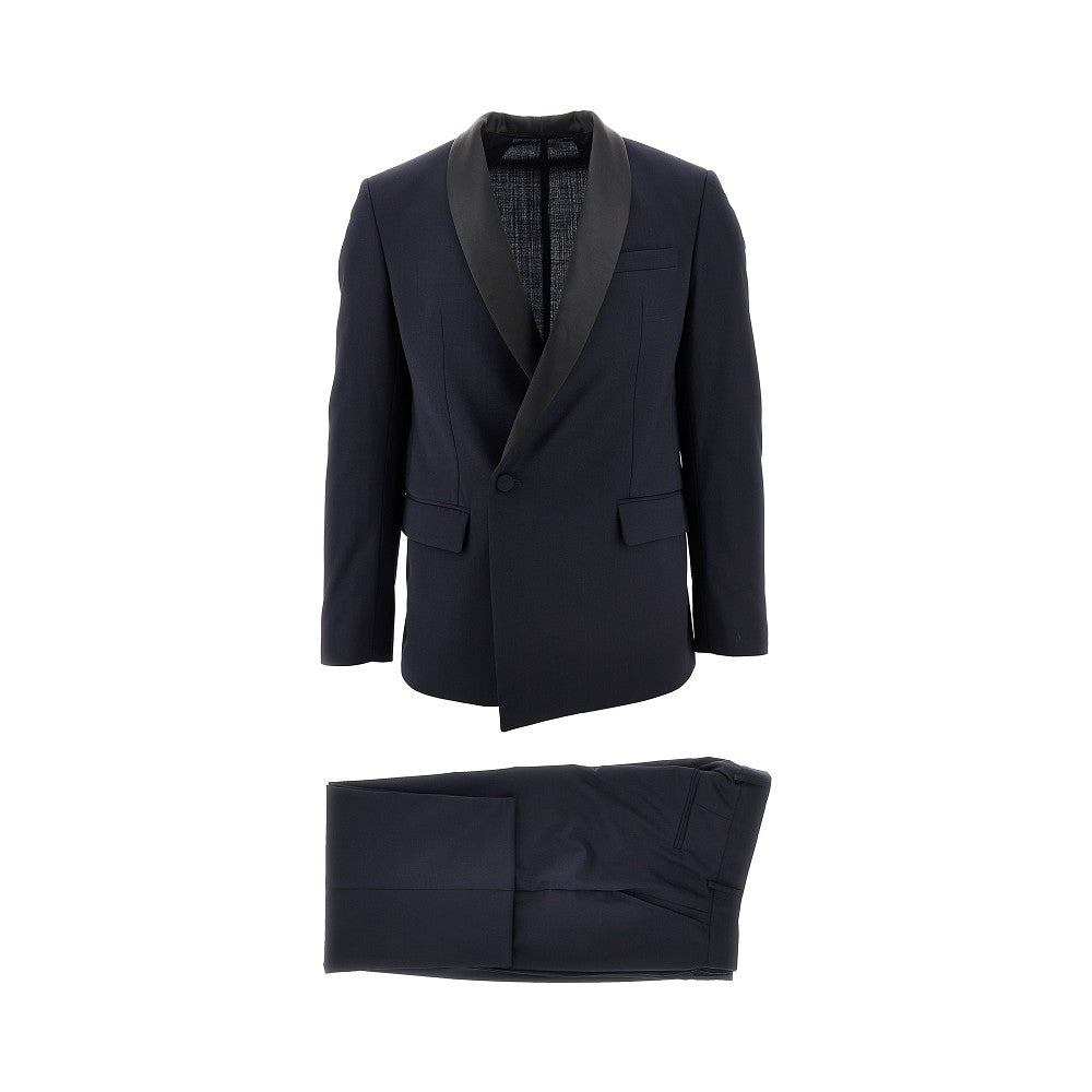 MARSEM Wool-blend suit with satin lapel Man 52