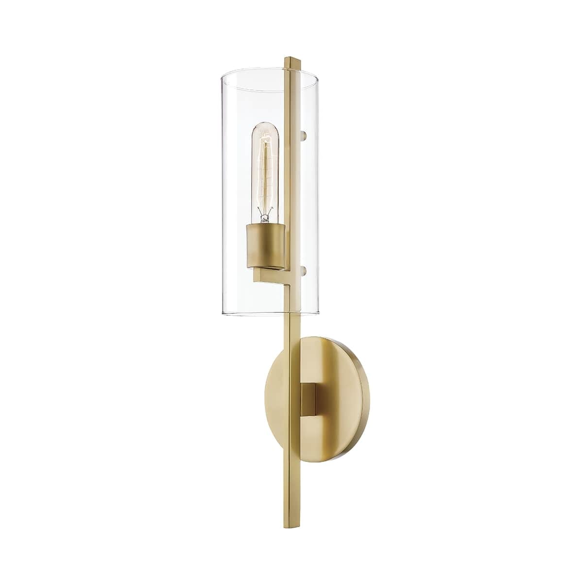 Mitzi Ariel 20" Wall Sconce in Aged Bra