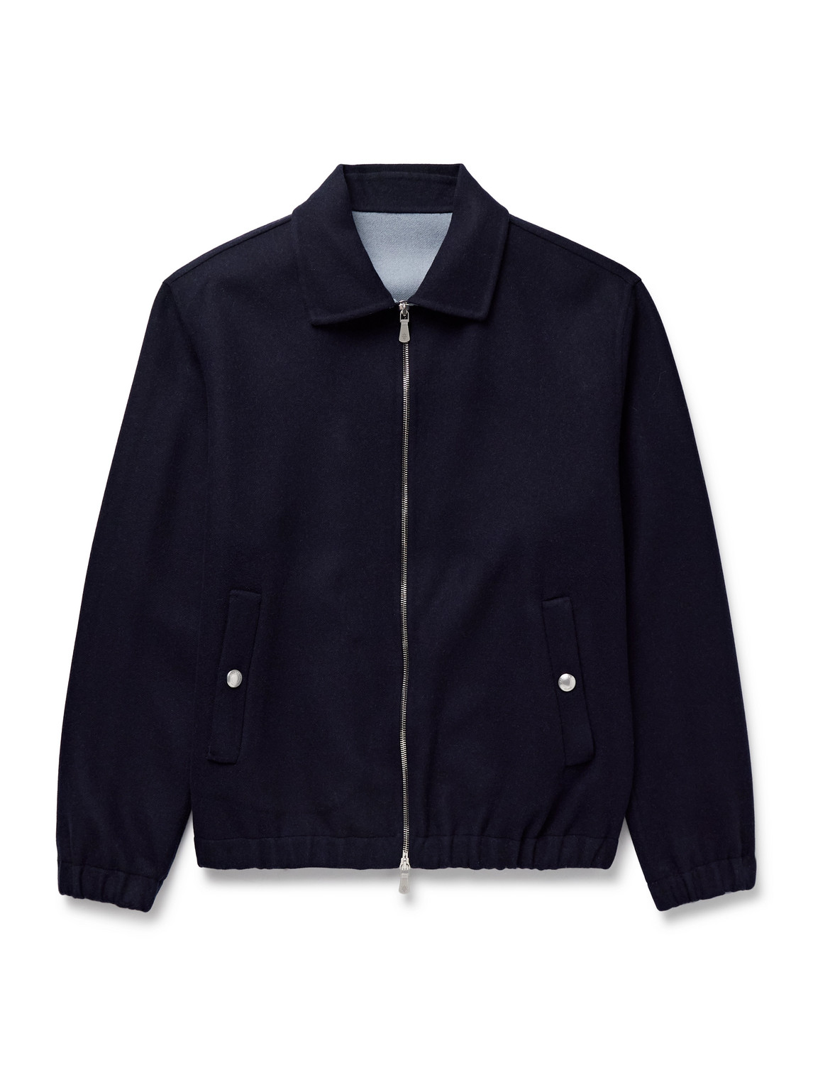 Wool-Felt Bomber Jacket