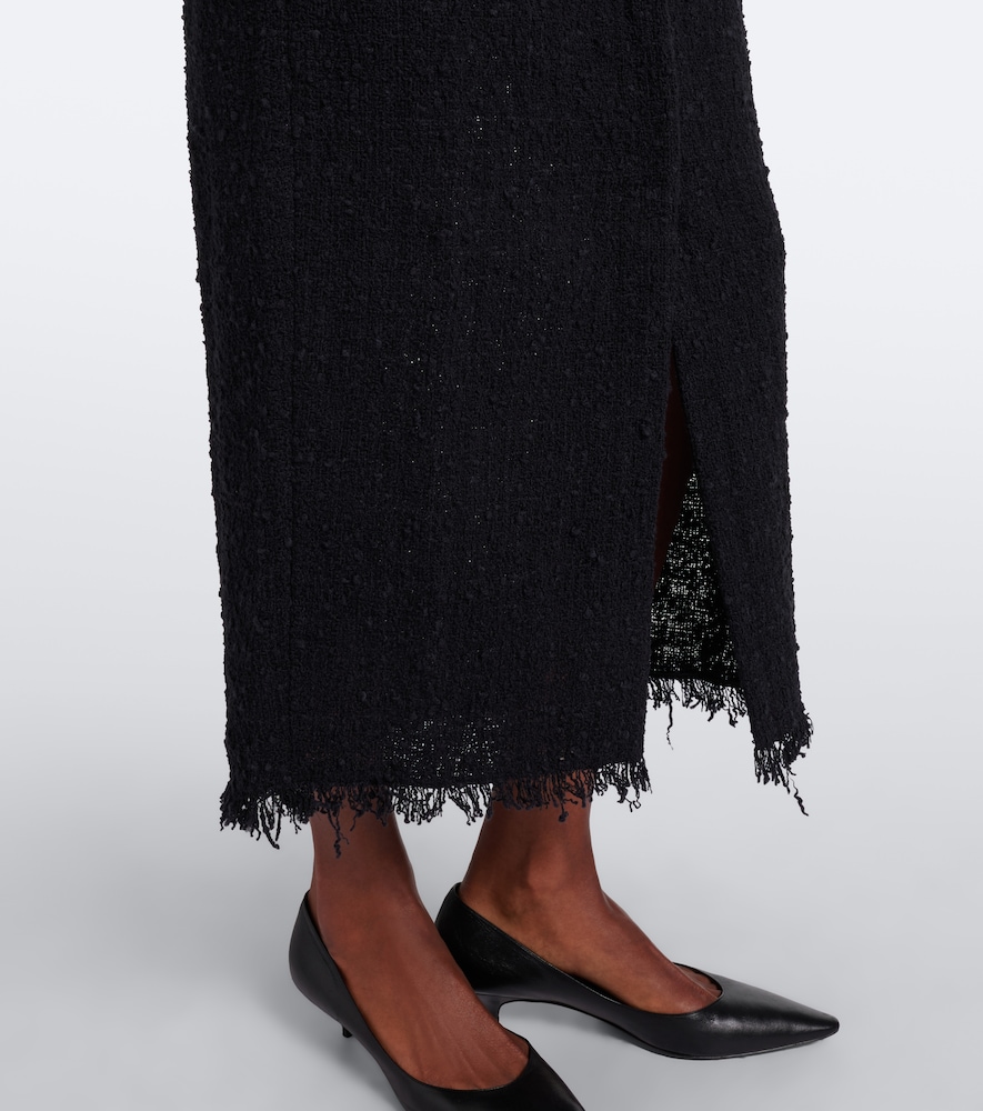 Lana cotton-blend tweed midi dress