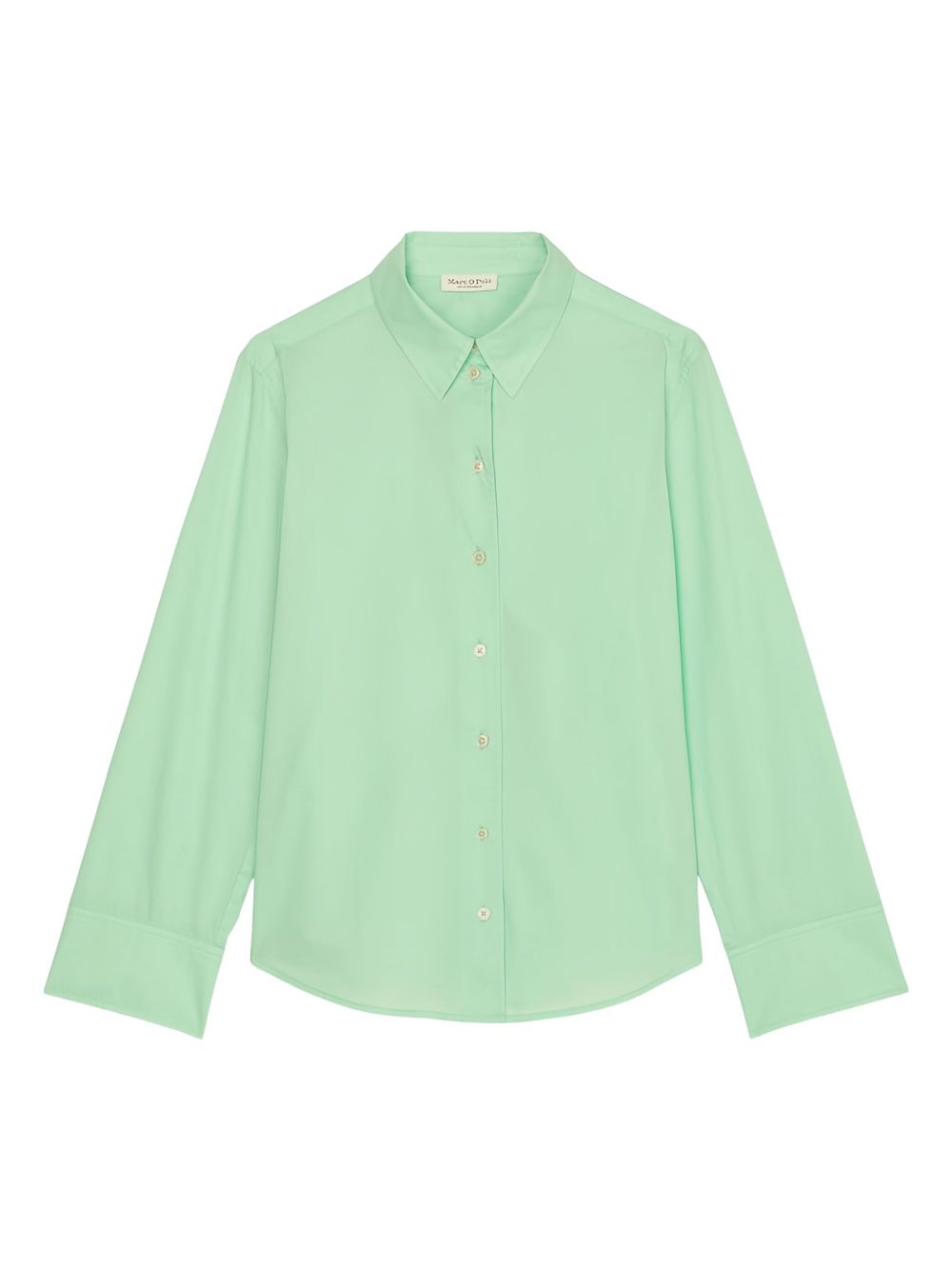Button-up cotton shirt - Green