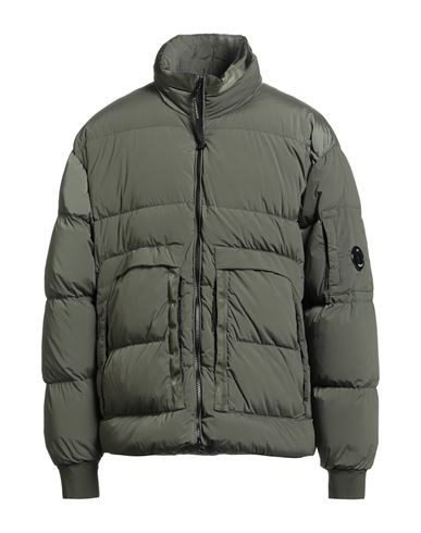 C. p. Company Man Puffer Military green Size S Polyamide, Elastane