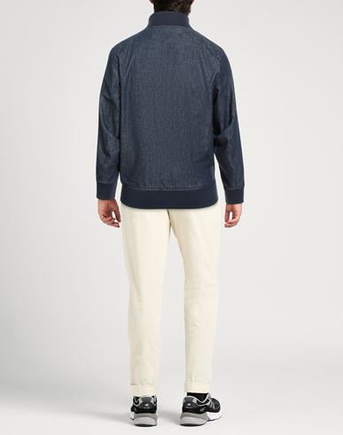 Maison Kitsuné Man Denim outerwear Blue Size M Cotton