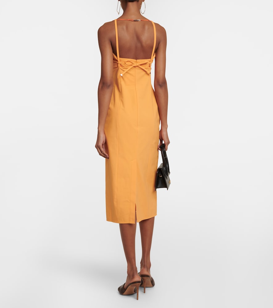 La Robe Bikini cotton-blend midi dress