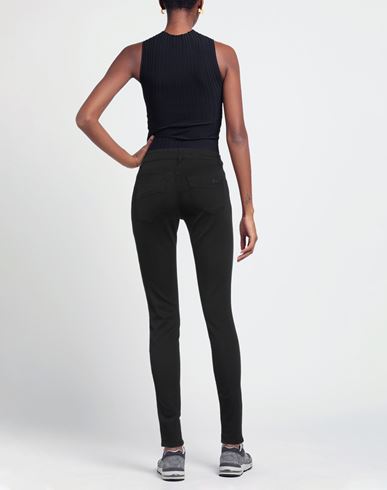 Woman Jeans Black Size 27 Cotton, Elastomultiester, Elastane