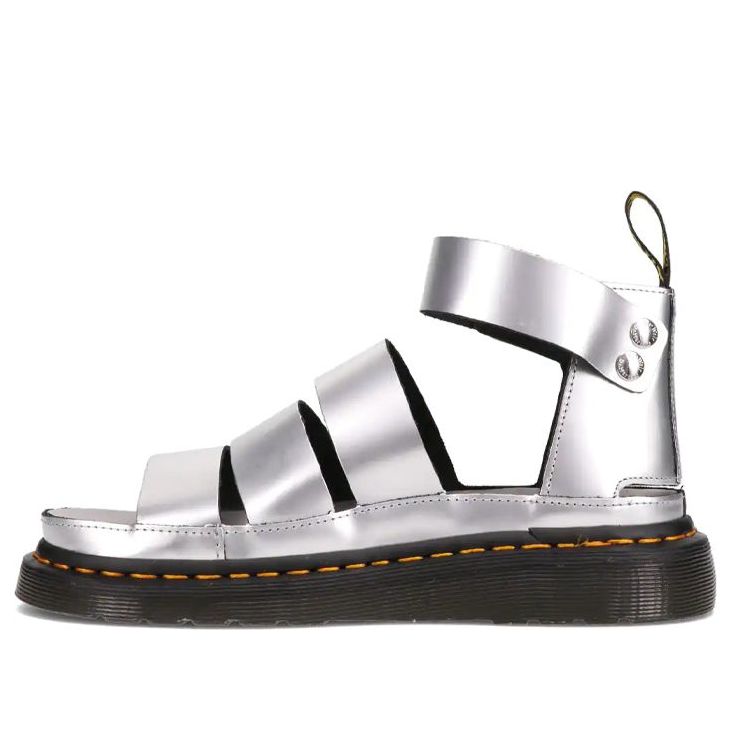 (WMNS) DrMartens Clarissa Thick Sole Sandals Silver
