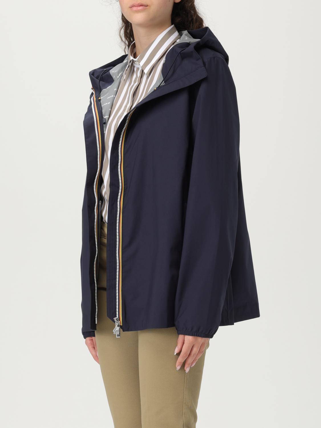 Jacket K-WAY Woman color Blue 1