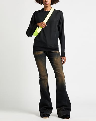 Woman Top Black Size 0 Polyester, Cotton, Elastane