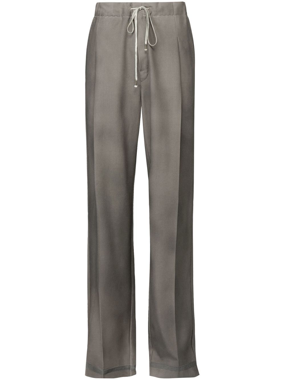 High-waisted wide-leg pants - Grey