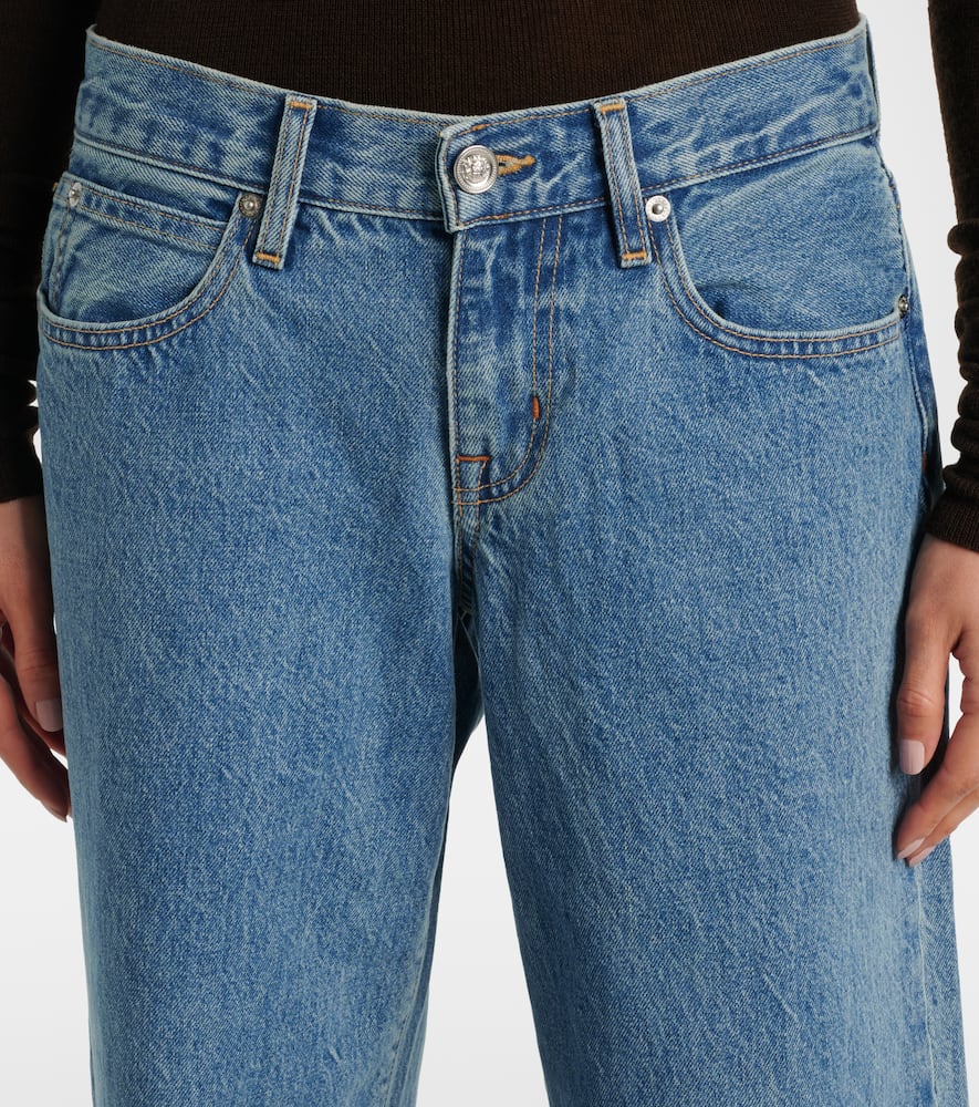 Lexi low-rise wide-leg jeans