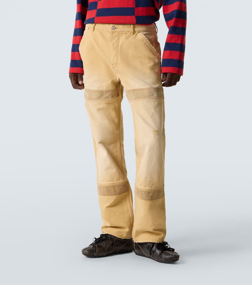 Sierra cotton canvas straight pants