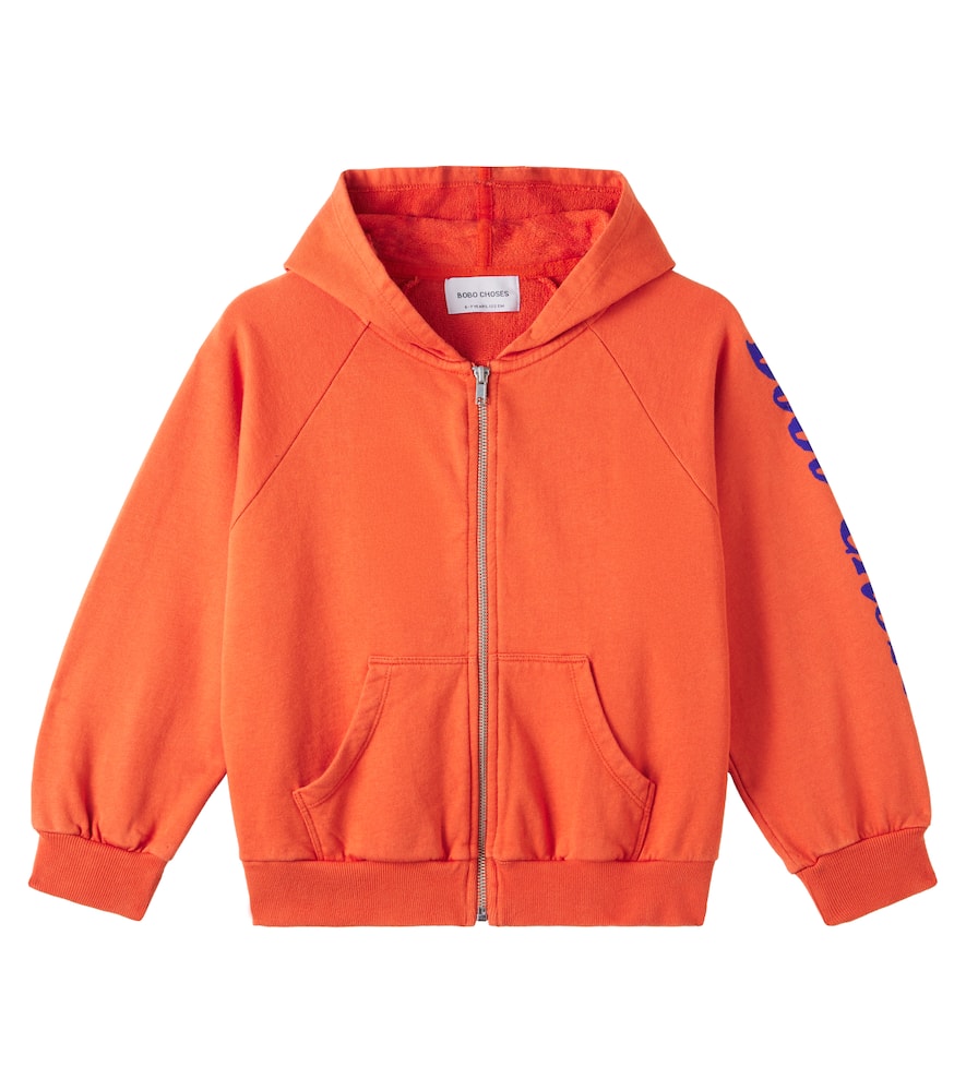 Cotton jersey hoodie