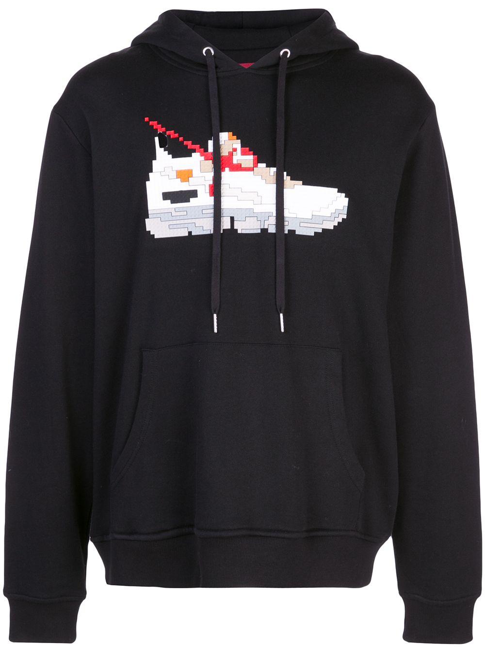 White Gear hoodie - Black