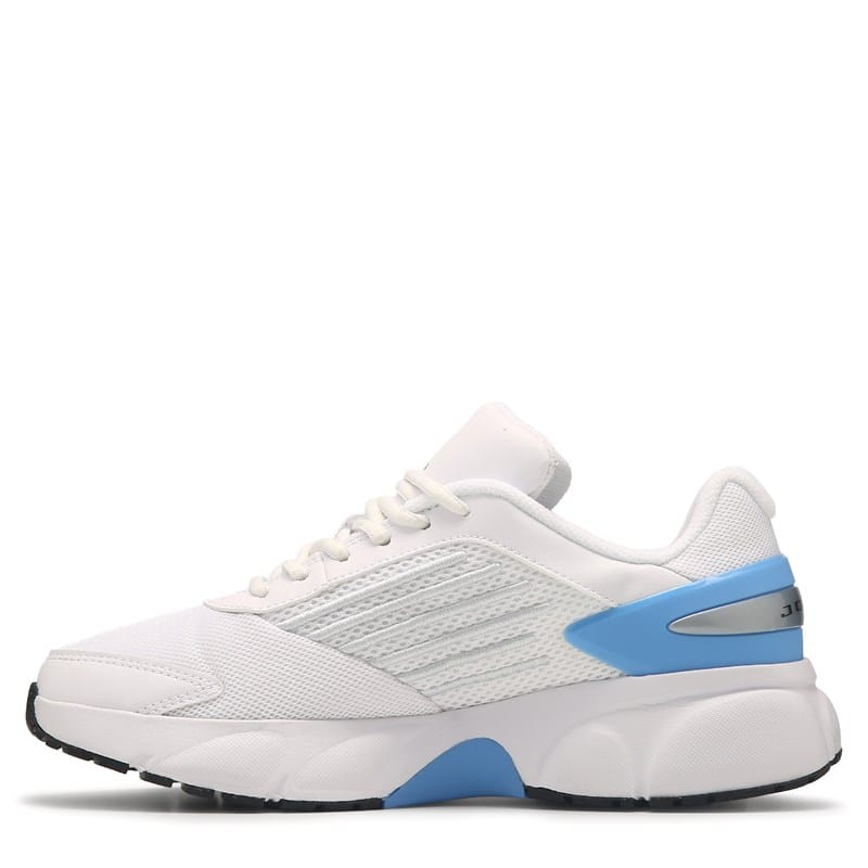 Men's Trunner Flow Sneakers (White/Blue)