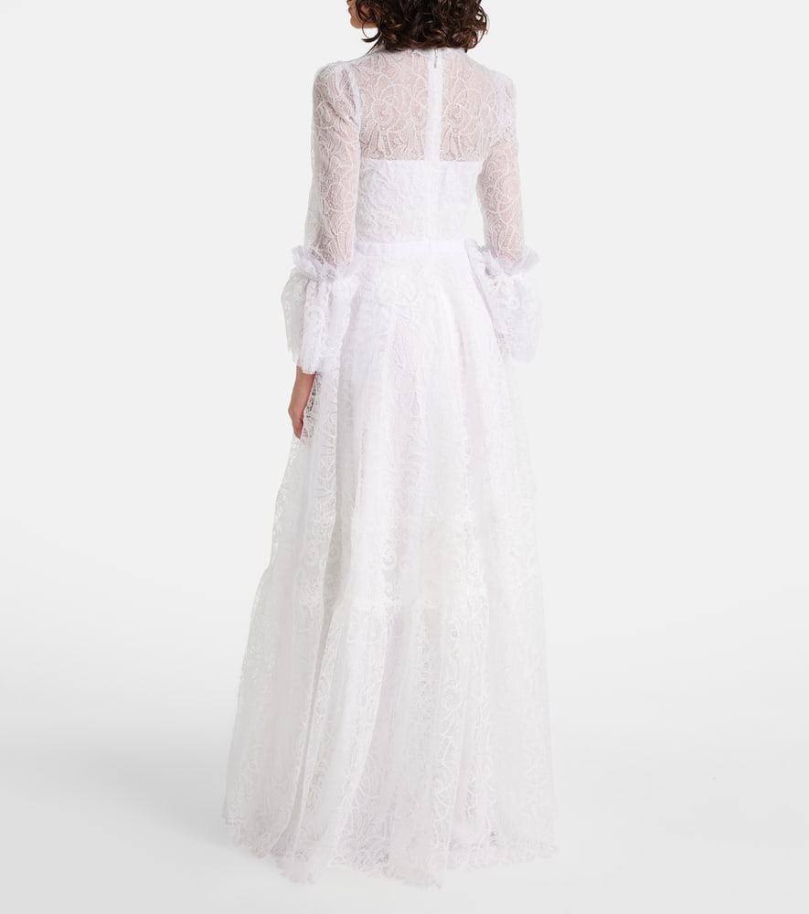 Bridal lace gown