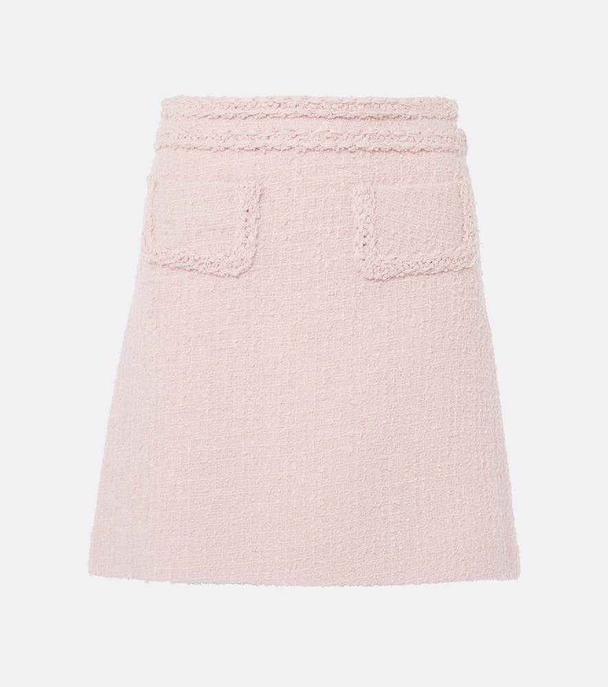 Wool miniskirt