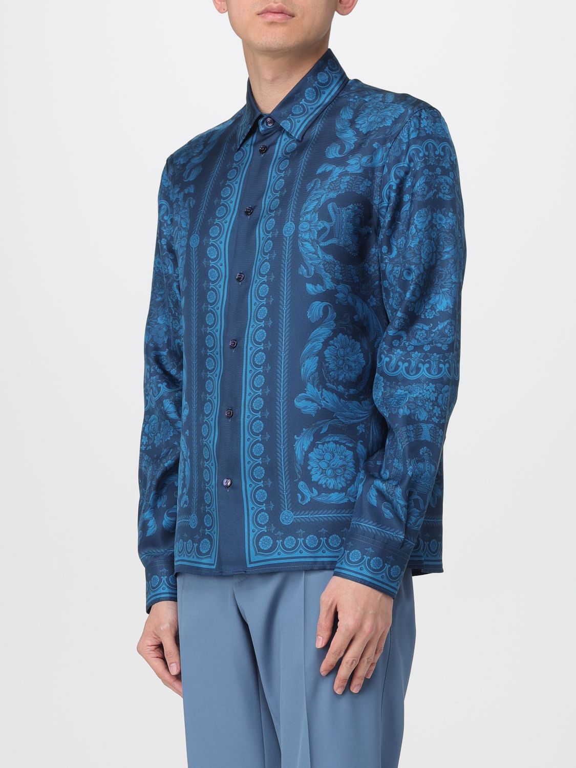 Shirt Men color Blue